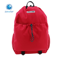 Sac à dos unisexe avec cordon de serrage, pour la gym, le sport, la plage, usage quotidien, léger, en polyester, avec poche rembourrée pour ordinateur portable, poignée souple, bretelles