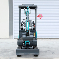 Mini-excavatrice de 1,2 tonne, 1,6 tonne, 2 tonnes en gros avec moteur Kubota, petite pelle sur chenilles, micro-excavatrice pour ferme, jardin, maison