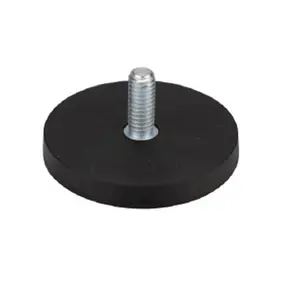 22Mm Santopreen Magneet Rubber Coated Rubber Pot Magneten Met Buitendraad 5Kg Houdkracht