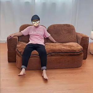 Sofá <span class=keywords><strong>canguro</strong></span> comprimido al vacío para sala de estar de tamaño pequeño, un sofá cama perezoso de doble propósito para acostarse y dormir - Product Image 5