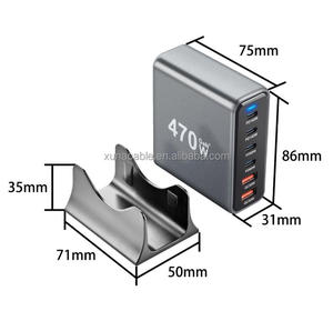 470W GAN Charger PD <strong>Multifunctional</strong> Desktop <strong>Adapter</strong> 140W High-power PD3.1 Charger UK US Plug <strong>Universal</strong> Charging <strong>Adapter</strong> - Product Image 2