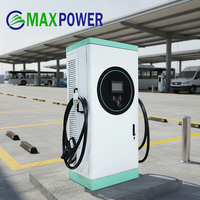 Station de recharge pour véhicules électriques tout-en-un à double connecteur CCS2 GBT 120 kW DC, chargeur de voiture électrique
