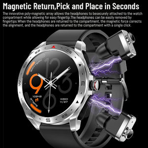 Reloj Inteligente Todo en Uno T95 con Auriculares Bluetooth para Llamadas, Monitor de Actividad Física, Larga Duración de Batería, Reproductor de Música TWS, para Hombre y Mujer - Product Image 6