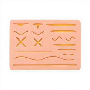 Maniquí de Simulación de Piel para Entrenamiento Médico con Instrumentos de Sutura 01, Piel de Silicona Médica Personalizada para Práctica de Sutura, Ayuda Didáctica - Product Image 3