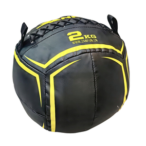 Balle d'entraînement <span class=keywords><strong>physique</strong></span> personnalisée Maille en PVC Remplissage de particules de caoutchouc de coton Durable et a une forte adhérence Balle d'entraînement - Product Image 2