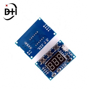 ไมโครยูเอสบี ดีซี 2CH ตัวสร้างสัญญาณ PWM แบบปรับได้ โมดูลความถี่พัลส์แบบปรับได้ พร้อมจอแสดงผล LED ดิจิตอล  รองรับแรงดันไฟฟ้า DC 5V 12V 24V สำหรับงาน DIY - Product Image 2