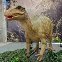 Modèle de dinosaure robot animatronique 3D grandeur nature personnalisé, grande exposition de dinosaures en plein air pour parc à thème