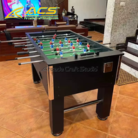 Table de baby-foot professionnelle ACS de 55 pouces, en MDF et PVC robustes, jeu d'arcade de football ACS-0283-S pour salles de jeux, bars, clubs, usage domestique