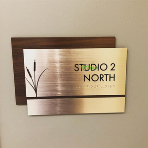 Oem Hiện Đại Treo Tường Tùy Chỉnh Thiết Kế Nội Bộ Trong Nhà Signage Chỉ Số Thông Tin Tầng Số Hướng Kim Loại Đăng Tấm - Product Image 3