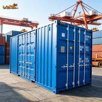 Conteneur de transport 20HQ High Cube à porte latérale unique, conteneur de stockage sec à ouverture latérale de 20 pieds à Tianjin, Qingdao, Shanghai