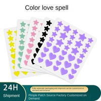 Étoile à cinq branches personnalisée Love Acne Sticker Gel Colloïde d'eau pour l'acné Durable et efficace