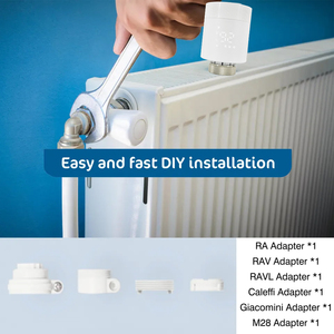 Comfurter điện không dây dưới sàn OEM sàn sưởi ấm <span class=keywords><strong>gas</strong></span> nồi hơi TRV wifi thông minh termostato tản nhiệt nhiệt - Product Image 5