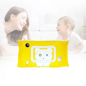 Reusable Baby Wipe Packet Oem/Odm Manufacture Wet Wipes Organic Cotton Face And Hand Newborn Water Tissue Paper 80 Pcs