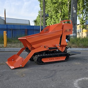 Camion chenillé auto-chargeur Zong Aung pour le transport de gazon, déchets et ordures, mini-dumper de petite taille, capacité de la benne de 200 m³ - Product Image 2
