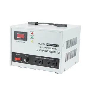 Penstabil Tegangan Ac 220V, AVR 1500va 380V Ac 3 Fase V Ac Kompensasi Regulator Tegangan Otomatis