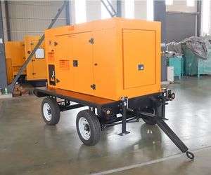 Generador Diésel de 30KW Montado <span class=keywords><strong>en</strong></span> Remolque, 40KVA Trifásico Portátil para Minería/Trabajos de Carretera/Respaldo de Energía de Emergencia - Product Image 2