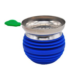 Accesorios para Fumar al por Mayor: Cuencos de Silicona y Acero Inoxidable 2 en 1 para Control de Calor - Accesorios Redondos para Cachimbas - Product Image 3