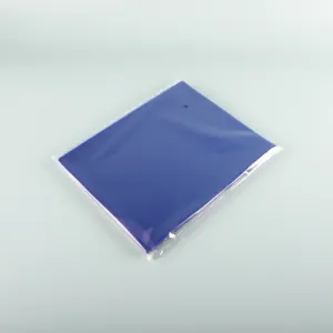 Blue matte poly plastic binding covers a4 for notebook cover for Stationery packaging plastic sheet