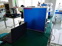 Mesin Penanda Laser Serat CNC Mini Portabel dengan Dukungan DXF/AI/DST Daya 20W-100W