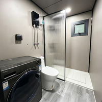 Maison conteneur modulaire extensible en acier léger Fort Horizon, grande taille 20x40 pieds, 2 chambres, installation rapide