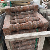 Balustres en pierre de granit naturelle Brothers Stone pour escaliers extérieurs et intérieurs, cours, ponts, rampes et garde-corps