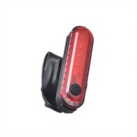 Feu arrière de vélo à LED rouge, rechargeable par USB, fixation sur tige de selle, étanche, lampe d'avertissement arrière pour la conduite nocturne