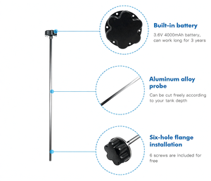 Sensor de Nivel de Combustible Diésel Capacitivo Inalámbrico GLTV7B con Capacidad de Corte, Habilitado para IoT, Precisión de 0.05% (5.0), Alcance de 50m, Batería de 3 Años - Product Image 4