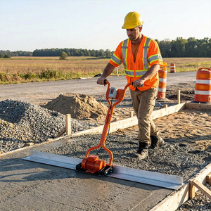 Règle vibrante pour pavés en béton, machine de nivellement pour cours et routes, fabricant professionnel - Product Image 6