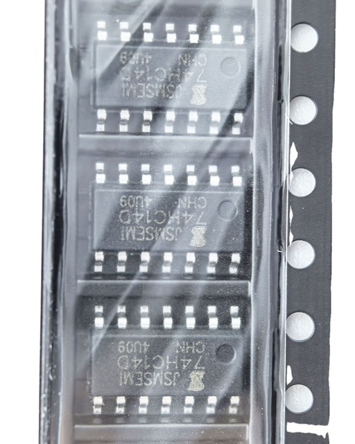 74HC14 HC14 74HC14D SN74HC14DR HD74HC14FPEL SOP-14 6-way Hex Schmitt Inverters IC Chip For Microwave Oven