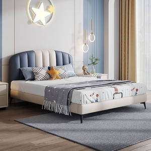 JINS <span class=keywords><strong>Nova</strong></span> Meuble de chambre d'enfant personnalisé en usine Cadre de lit en bois pour enfants pour garçons et filles - Product Image 3