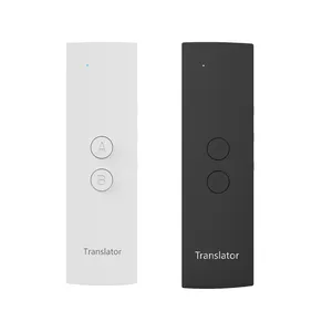 Minidispositivo de tradutor portátil t6, venda quente de mini tradução inteligente, bluetooth, sem fio, para comércio internacional