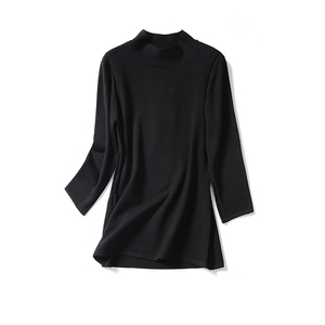 Maglione a collo alto con Pullover a maniche 3/4 da donna lavorato a <span class=keywords><strong>maglia</strong></span> con maniche a <span class=keywords><strong>tre</strong></span> <span class=keywords><strong>quarti</strong></span> - Product Image 4