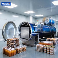 Autoclave de stérilisation par pulvérisation Mosen pour les produits de tofu, les produits de sang de canard, les produits à base de haricots et la transformation des aliments sous vide