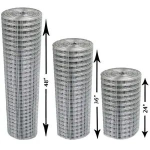 High Quality 6 Gauge 2x2 Stainless Steel Matting Galvanized Welded Wire Mesh Fencing Rolls