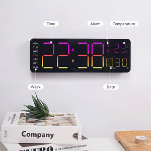 Reloj Electrónico Digital LED de Pared con Control Remoto, Modelo Club Home Room Panel Dementia, Extra Grande, para Decoración de Coche - Product Image 3