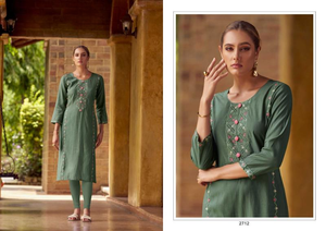 Meilleur prix de gros 2025 Kurti formel Artriddh Nx Melody Surat réversible pour femmes avec broderie, vêtements indiens/pakistanais - Product Image 3