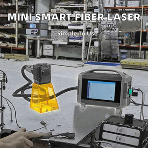 Mini Smart 30W Handheld Air-Cooled Fiber Laser <b>Engraver</b> Easy-to-Operate New AI Graphic <b>Metal</b> Aluminum Plastic Supports DXF PLT - Product Image 2