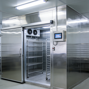 Chambre froide industrielle en acier inoxydable personnalisable pour congélation rapide de viande et de poisson - Product Image 1