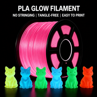 Harga Pabrik Filamen Printer 3D NewMars Glow in the Dark Luminous PLA Pro 1.75mm 1 KG untuk Pencetakan 3D