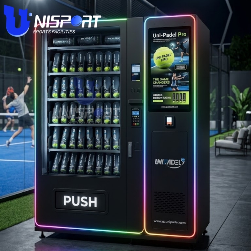 High Capacity Padel Ball Vending Machine Automatic Tennis Padel Ball Dispenser for Sports Clubs