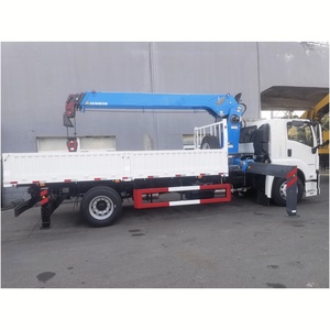 Cần cẩu nâng di động ISUZU 4x2 10 tấn 205hp cần cẩu xe tải thẳng Chất lượng cao có động cơ bơm động cơ cần thiết - Product Image 2