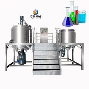 Toothpaste Mayonnaise Making Machine Mixer Steel Homogenizer Soap Paste With Heater Ss 304 Stainless Steel Mixing Tank