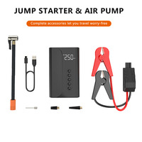 Coolchong DC12V Electric Inflator Pump air Compressor Vehicle Tools 10400mAh Portable air Compressor Tire Inflators