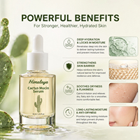 Sérum Visage Végétalien Personnalisé OEM à Base de Plantes Biologiques, de Mucus de Cactus et d'Acide Hyaluronique 100ml/30ml – Hydratation Profonde et Réparation de la Barrière Cutanée