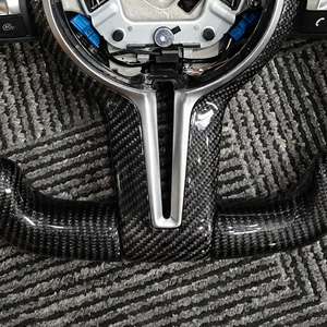 Volante Deportivo de Fibra de Carbono para Cuero, 3 Radios, Tamaño de Agarre 37, para <span class=keywords><strong>Chida</strong></span> para F30-F36 F87 F80 F82 F10 - Product Image 3