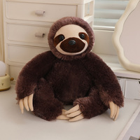 Lavande Super Doux Paresseux Peluche Mignon PP Coton Rempli Doux Bébé Jouet Poupée Couette En Peluche Tissu Conception Accessoire