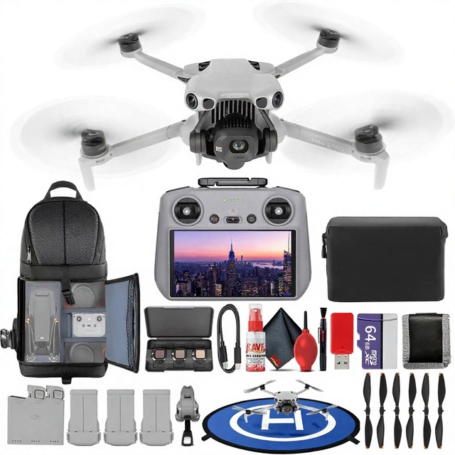 Mini 5 Pro Quadcopter RC2 Fly More Combo Lightweight Camera Aerial Photography Beginner Bundle | Extended Flight