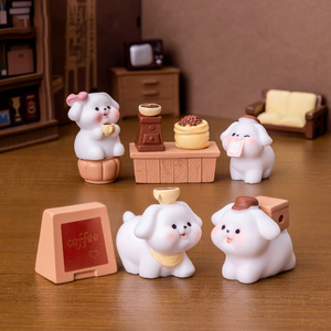 ตุ๊กตาของเล่นจิ๋วทำจากเรซินขนาดเล็กสำหรับตกแต่งหน้าเค้กแบบทำมือของตกแต่งบนรถของขวัญวันเกิดของตกแต่งโต๊ะเครื่องประดับในสวนนางฟ้า - Product Image 2