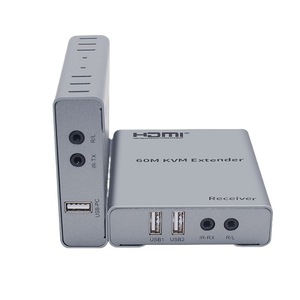 Extenseur KVM HDMI 60-120m avec audio, HDMI vers RJ45, transmission clavier et souris, amplificateur de signal - Product Image 2
