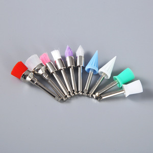 Brosses de polissage dentaire avec embouts colorés pour le blanchiment et le nettoyage des dents, 100 pièces OEM - Product Image 1